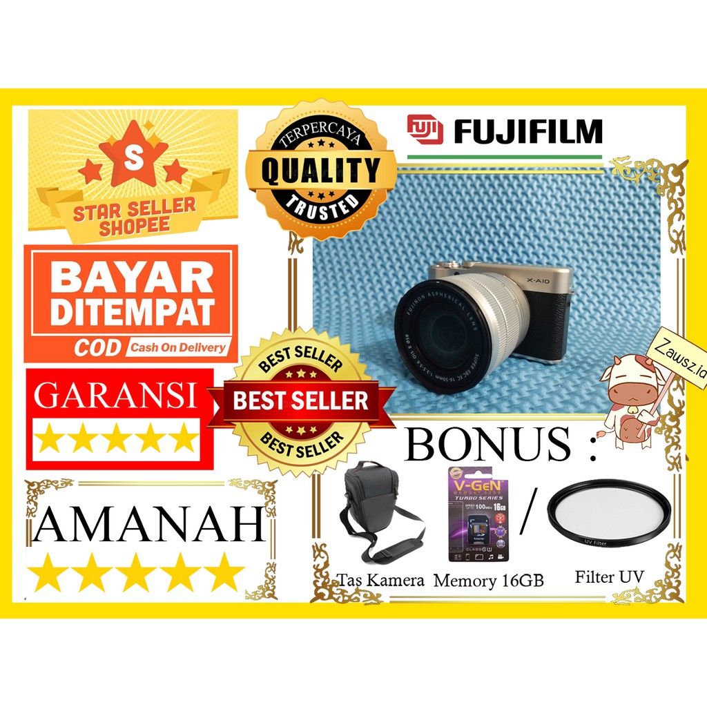 Jual Kamera Mirrorless Fujifilm XA10 1650mm Fujifilm XA 10 / XA10 / X