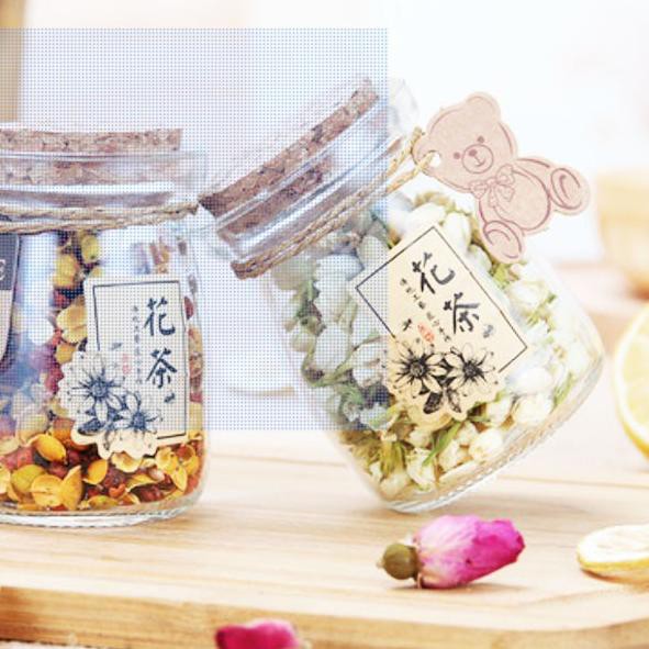 Kirim LANGSUNG Botol Toples Jar Kaca 100ml 150ml 200ml - Glass Jar - Wish Jar$
