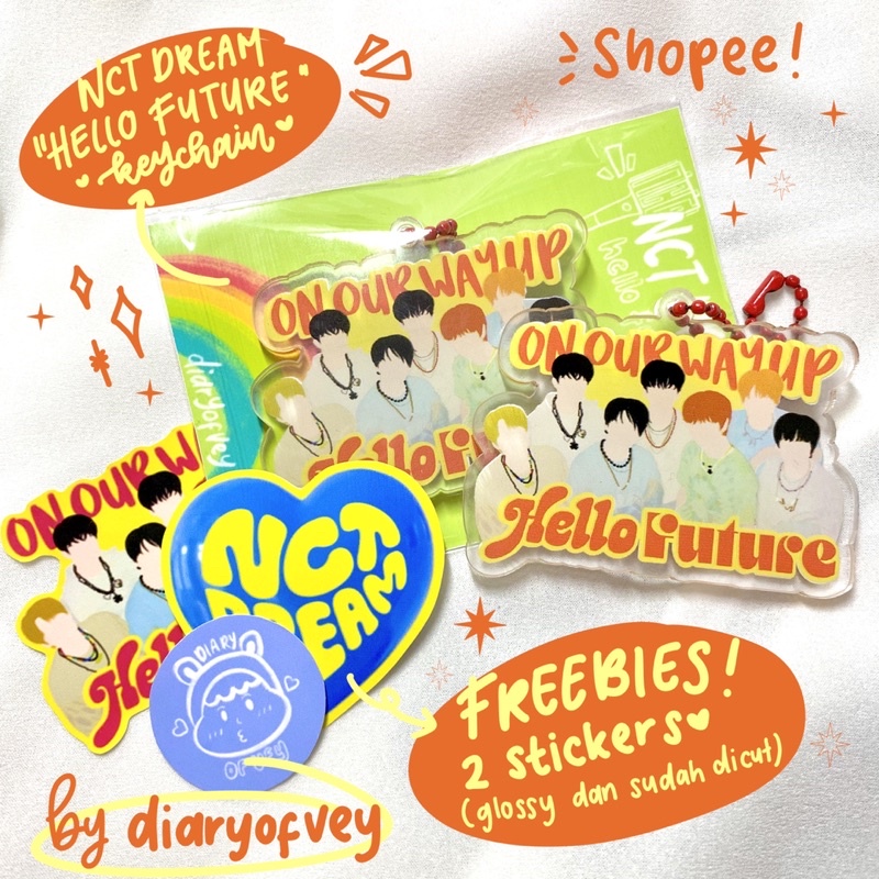 NCT DREAM HELLO FUTURE ACRYLIC KEYCHAIN