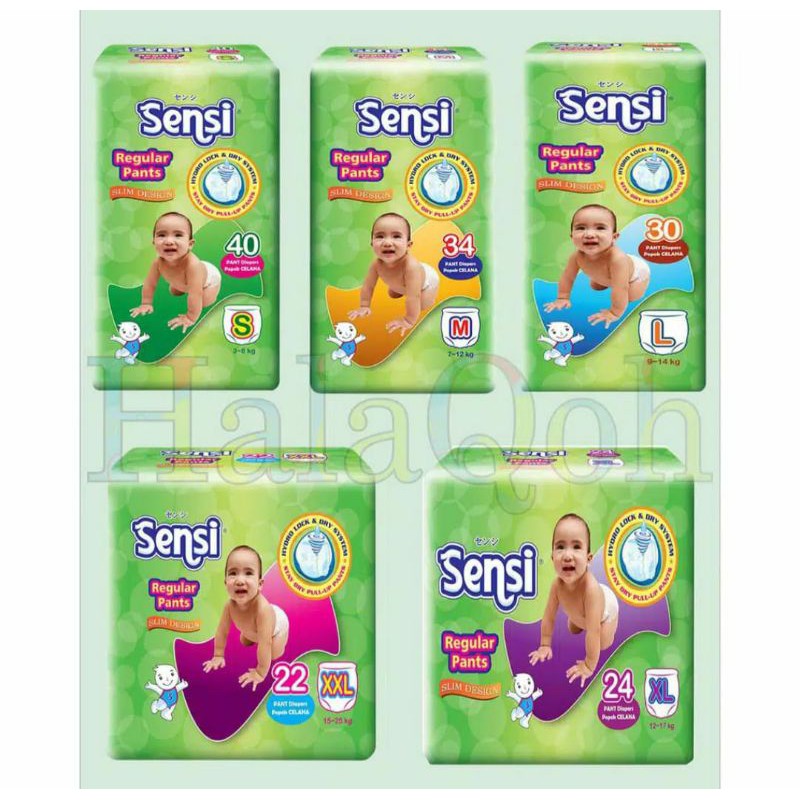 Pampers Sensi Tipe Celana S/M/L/XL