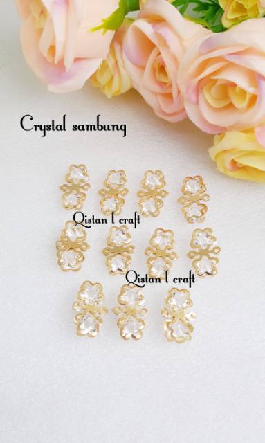 Crysta pita sambung 12pcs