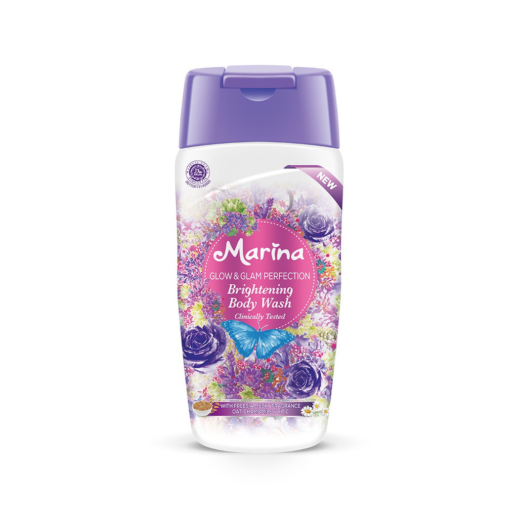 Marina Brightening Body Wash Botol 95 ml