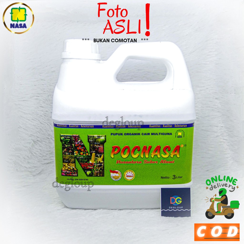 POC NASA 3 LITER / POC NASA HORMONIK / PUPUK CAIR / NSB / POC NASA UDANG / POC NASA KEMASAN 3 LITER