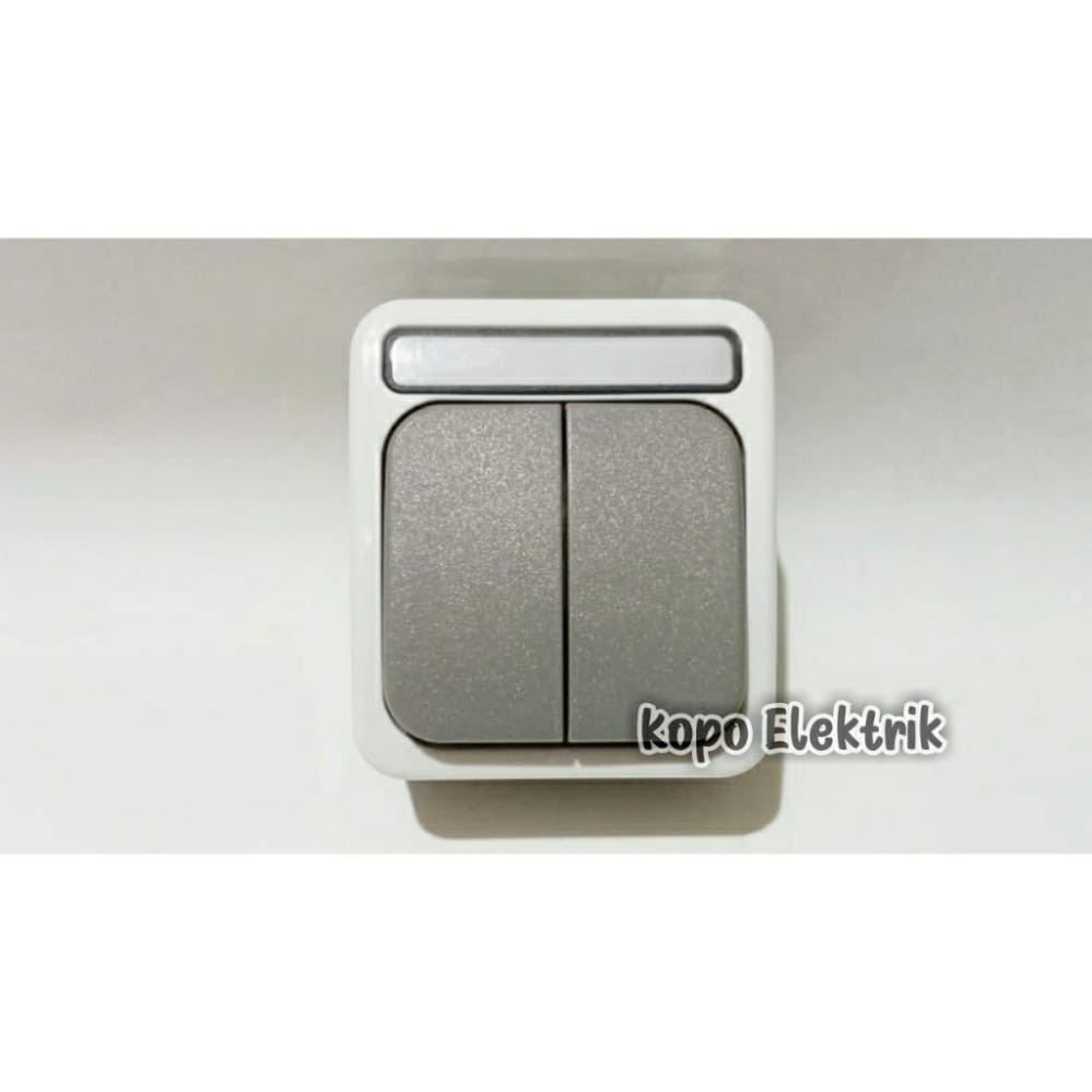 Broco Saklar Seri + Penutup Atlantic OB Tempel