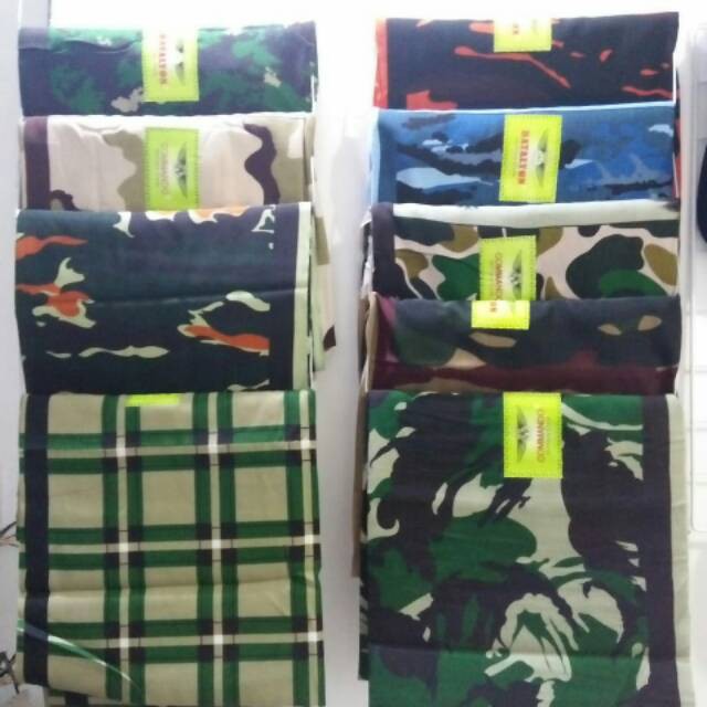 Terlaris  SARUNG LORENG ARMY DEWASA / SARUNG LORENG READY ALL MOTIF