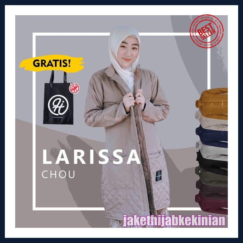 ✅ TERLARIS ✅ HJ-BLV HIJACKET® BELVA - JAKET KARDIGAN WANITA MUSLIMAH ORIGINAL FREE SOUVENIR CANTIK