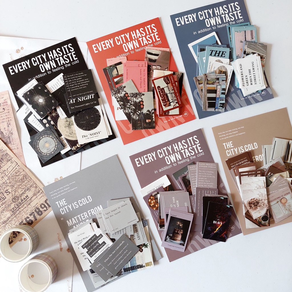 

Stiker Aesthetic Motif - Journal Sticker Isi 45 Lembar