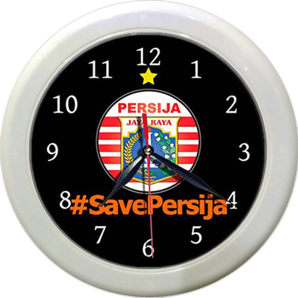 JAM DINDING PERSIJA 18   (DIAMETER 30CM)