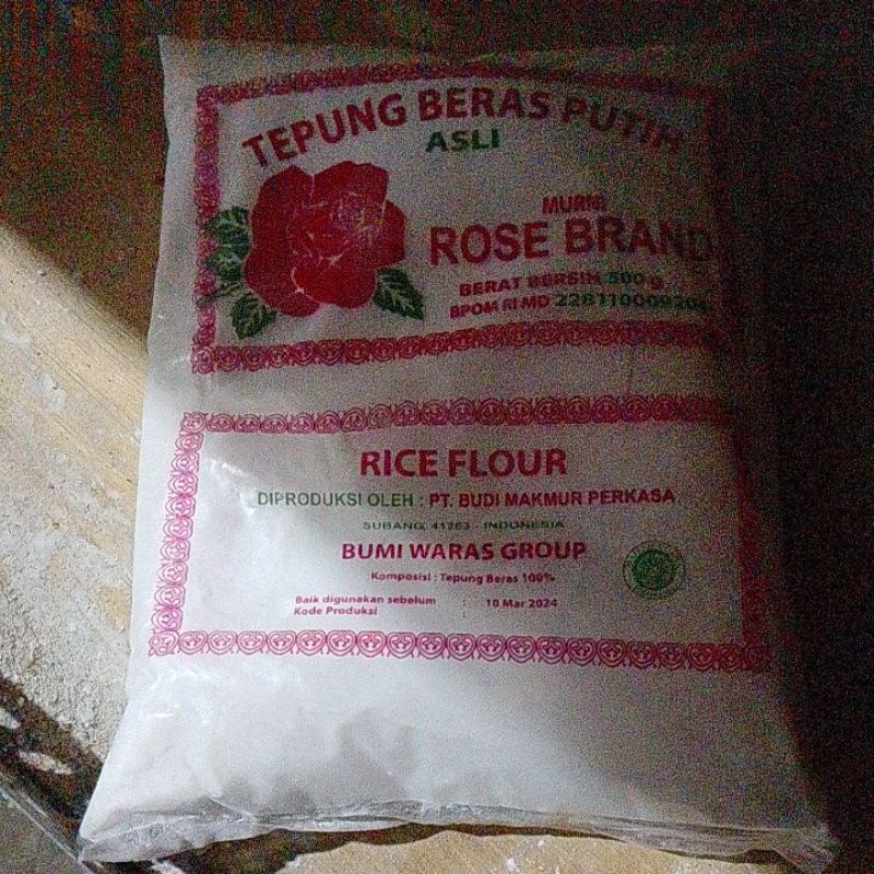 

Tepung Beras Rose Brand 500gram