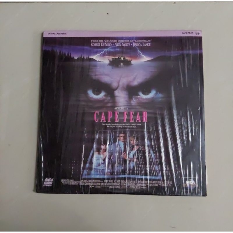 Kaset Laser disc Cape Fear