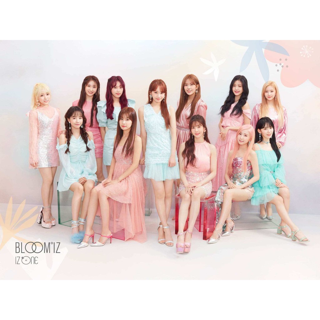 POSTER IZONE BLOOMIZ YENA SAKURA CHAEWON MINJU