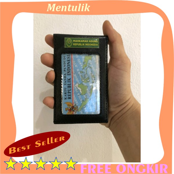 

BEST SELLER !!! Name Tag Id Card Saku kulit Mahkamah Agung RI magnet kulit 2 sisi Kwalitas Bagus