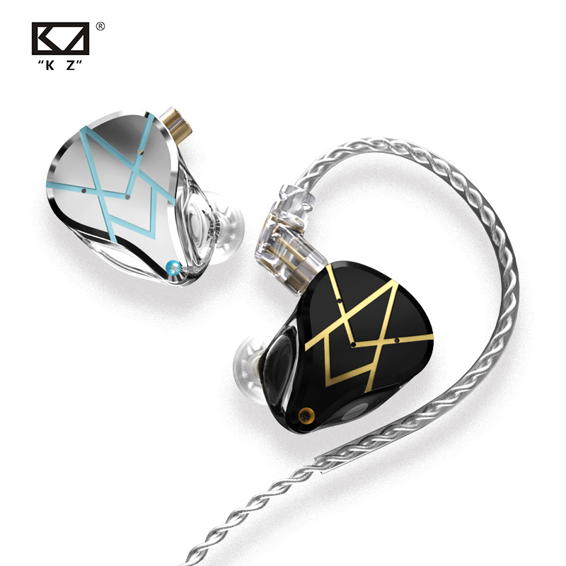 Kz Asx 20ba Earphone In Ear Hifi Bass Bahan Metal Dengan Fitur Noise Canceling Untuk Dj