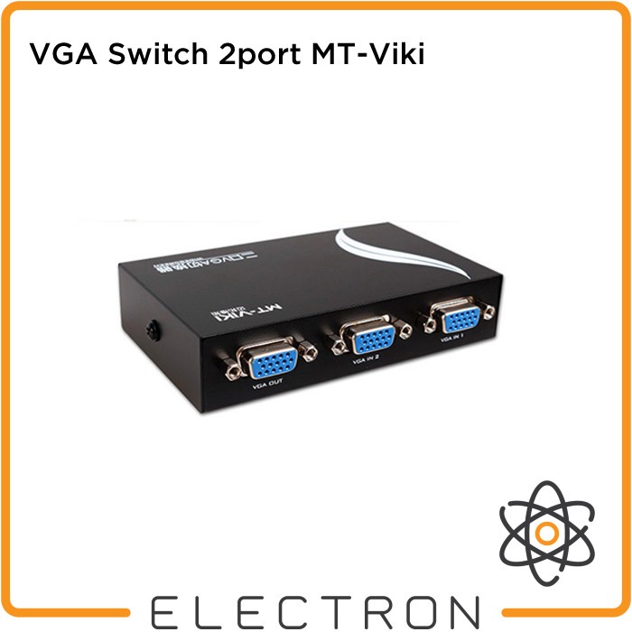 VGA Switch 2port MT-Viki Switcher 2 Input to 1 Output