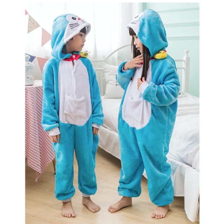 PIYAMA ONESIE KOSTUM KIGURUMI BAJU KID ANAK DORAEMON SPIDERMAN SUPERMAN DLL