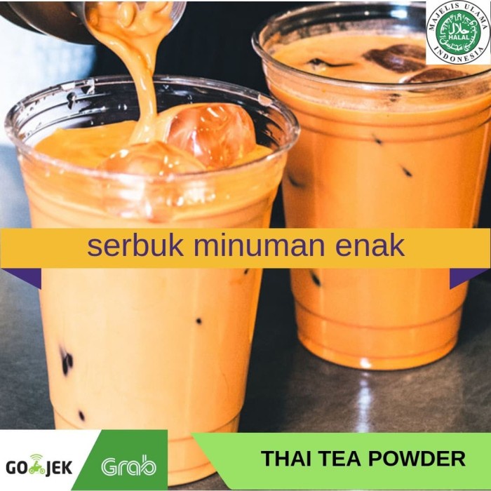 

DISKON - (BISA COD) Premix Thai Tea Powder (Bubuk Rasa Thai Tea)