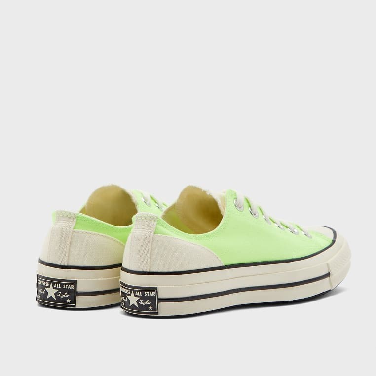 platform converse lime green