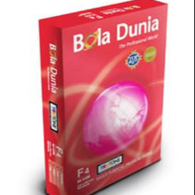 

KERTAS HVS F4 BOLA DUNIA 80GRAM 纸
