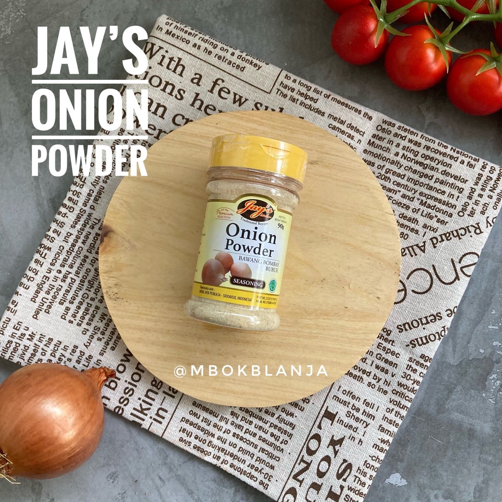 

JAYS JAY'S JAY ONION POWDER BAWANG BOMBAY BUBUK 90 GRAM