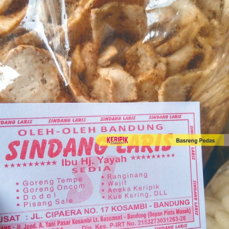 

Basreng Sindang Laris Kosambi Bandung Kiloan 250 gram