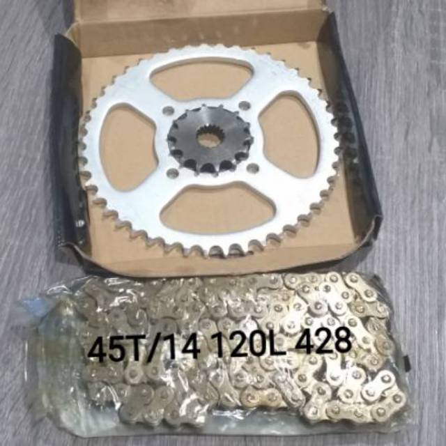 Gear set thunder 125 gear paket thunder 125