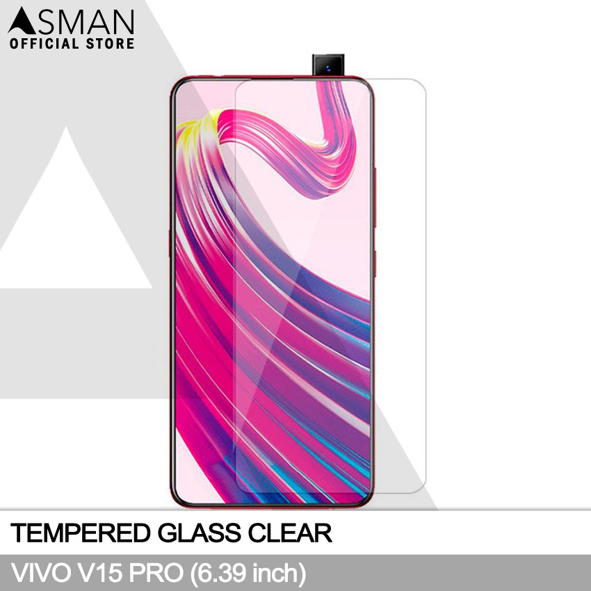 Tempered Glass VIVO V15 Pro (6.39&quot;) | Anti Gores Pelindung Layar Kaca - Bening