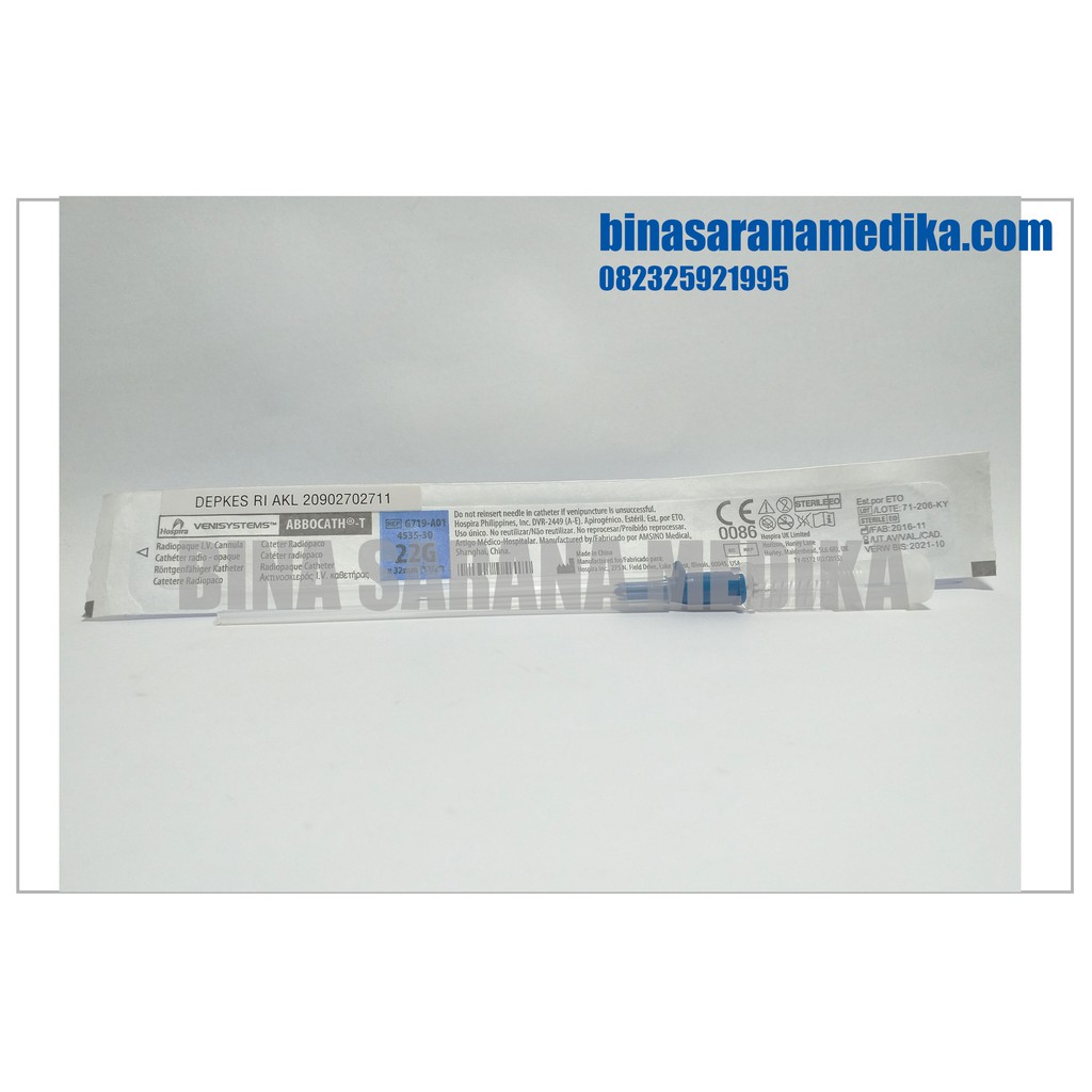 11455 IV ABBOCATH ABBOTH NO 22G