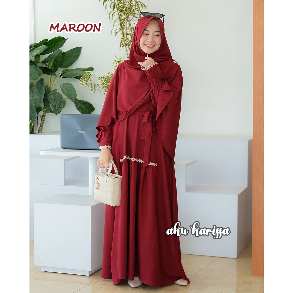 Gamis Aku Karissa Original - Gamis Lebaran Zaina Syari-2