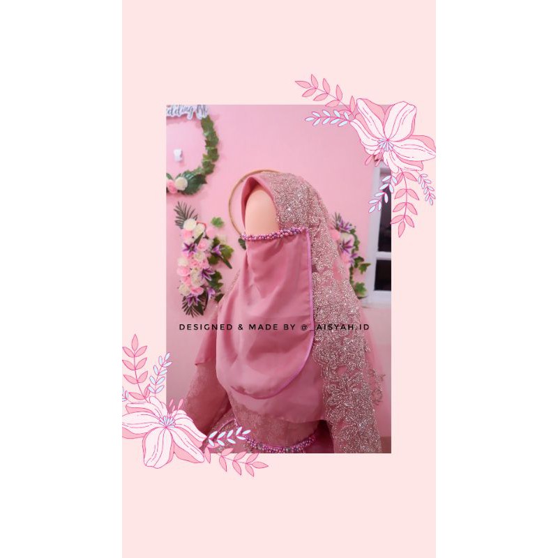 Gaun Pengantin Syar'i /Gaun Muslimah /Gaun Syari