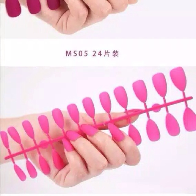 Kuku palsu - 24pcs fake nails - false nails import murah