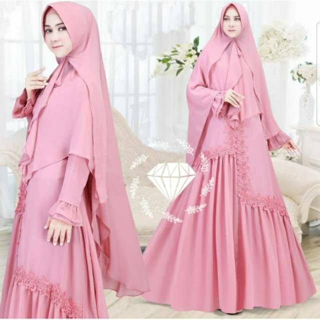 SYARI HANDAYANI MOSCREPE PREMIUM, GAMIS, MUSLIM