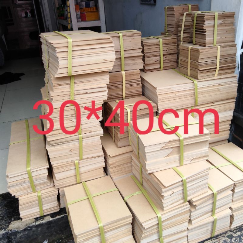 papan mdf potongan 30x40 cm tebal 2mm