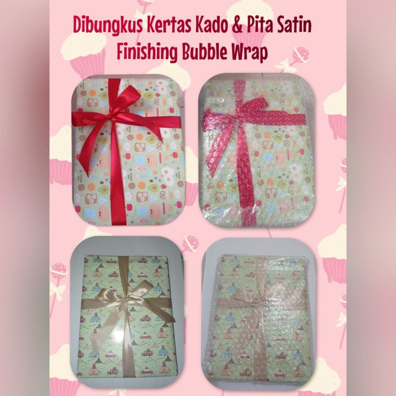 Tambahan Bungkus Kado &amp; Kartu Ucapan