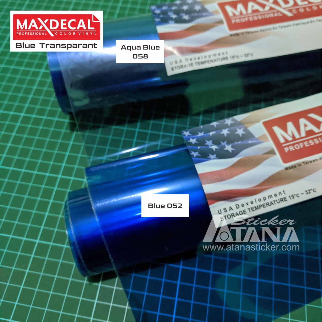 Max Decal Skotlet Transparant Scotlet Tembus Stiker Transparent Sticker Bening Vinyl Motor Mobil