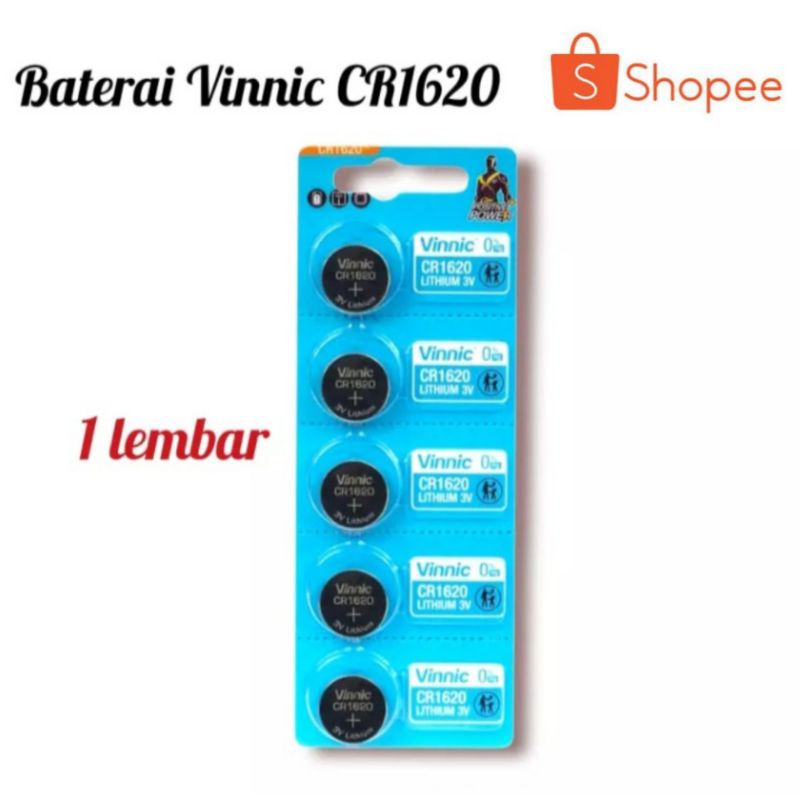 Baterai Remote Mobil CR1620 Isi 1 Lembar - Sigra Calya Avanza Xenia Mobilio Brio Brv Jazz - Libra St