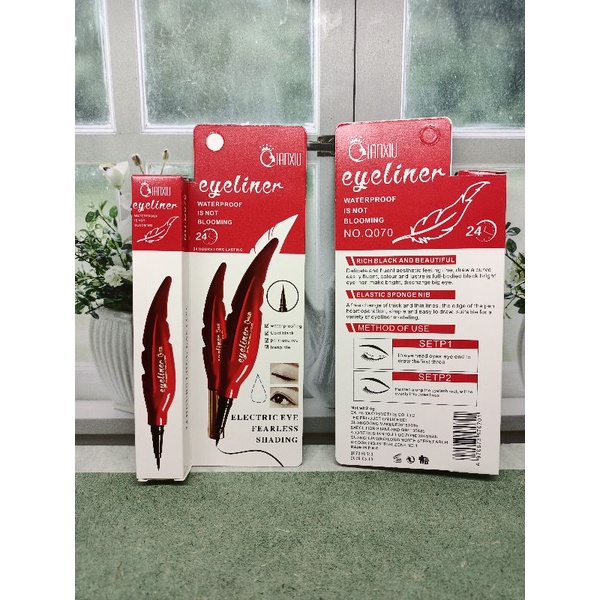 Eyeliner Daun Waterproof-Qianxiu Eyebrow Pencil