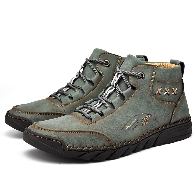 Import Sepatu Boot Pria Tali Boots Casual Semi Formal Model Kulit Asli Original Cowok Sepatu Kerja Touring 146