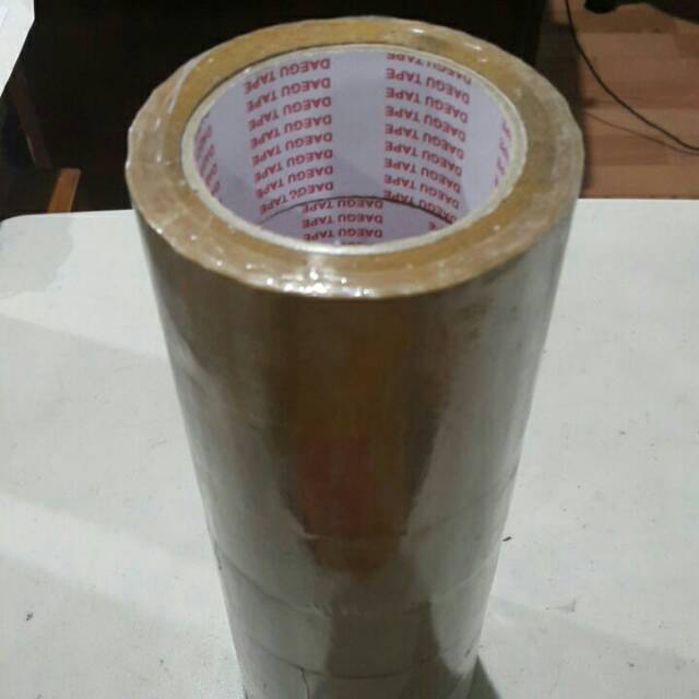 

Lakban bening cokelat opp daegu 2" (48mmx90yd) opp tape panjang 90 yard murah berkualitas