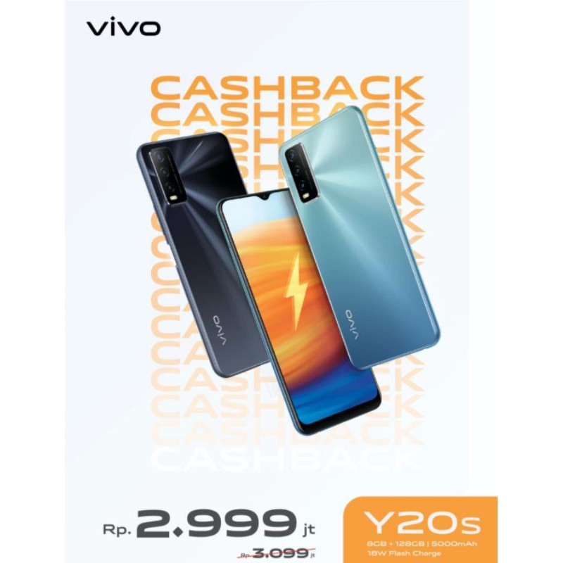 VIVO Y20S 8/128/ GARANSI RESMI