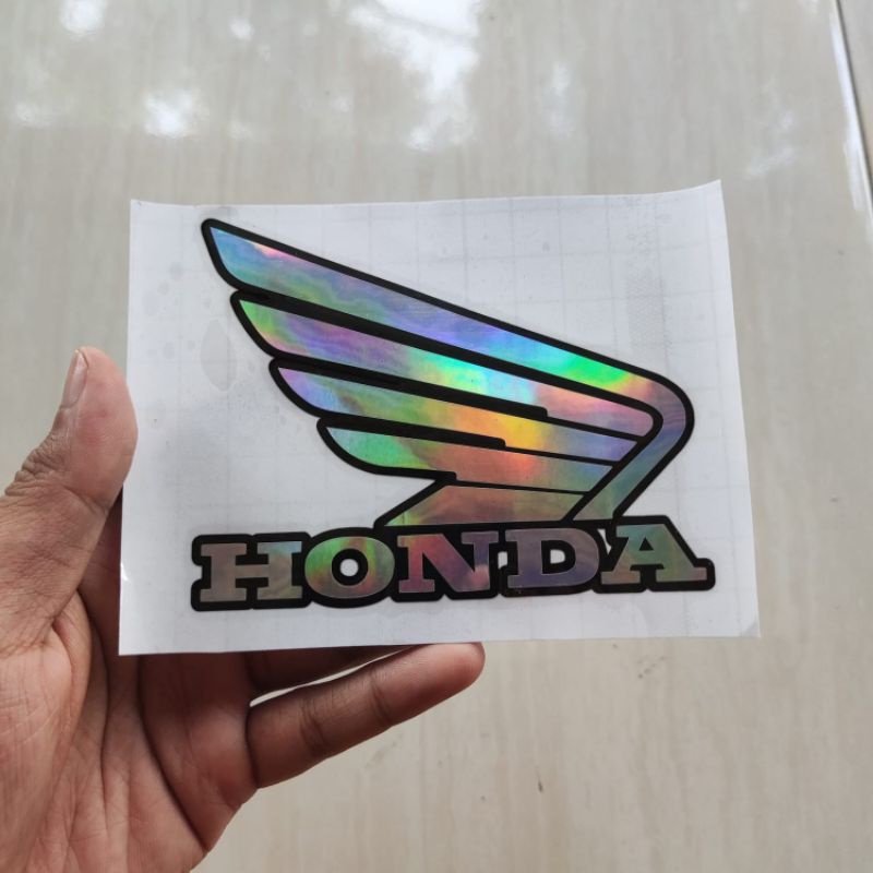 STIKER STICKER CUTTING LOGO HONDA SAYAP