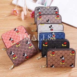 ♥TMALL88♥ Dompet Kartu Mini Wanita Wanita Karakter Micky Mouse Tmall88