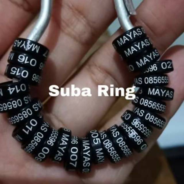 Ring Burung Slim laser  Merpati