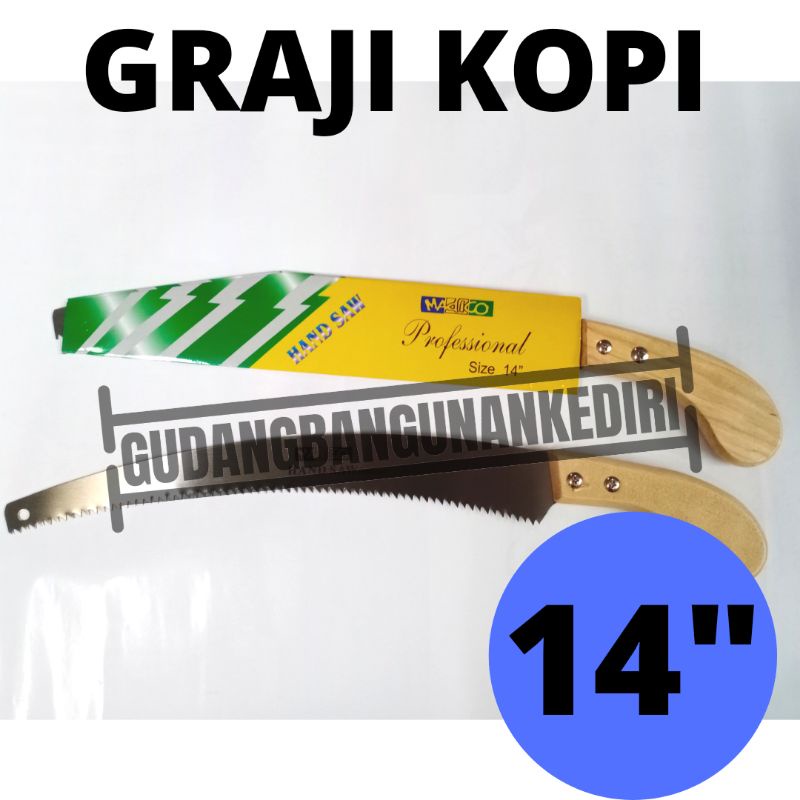 Gergaji kopi / graji kopi 14&quot; / gergaji dahan / gergaji tangan madico pruning saw 14 inch