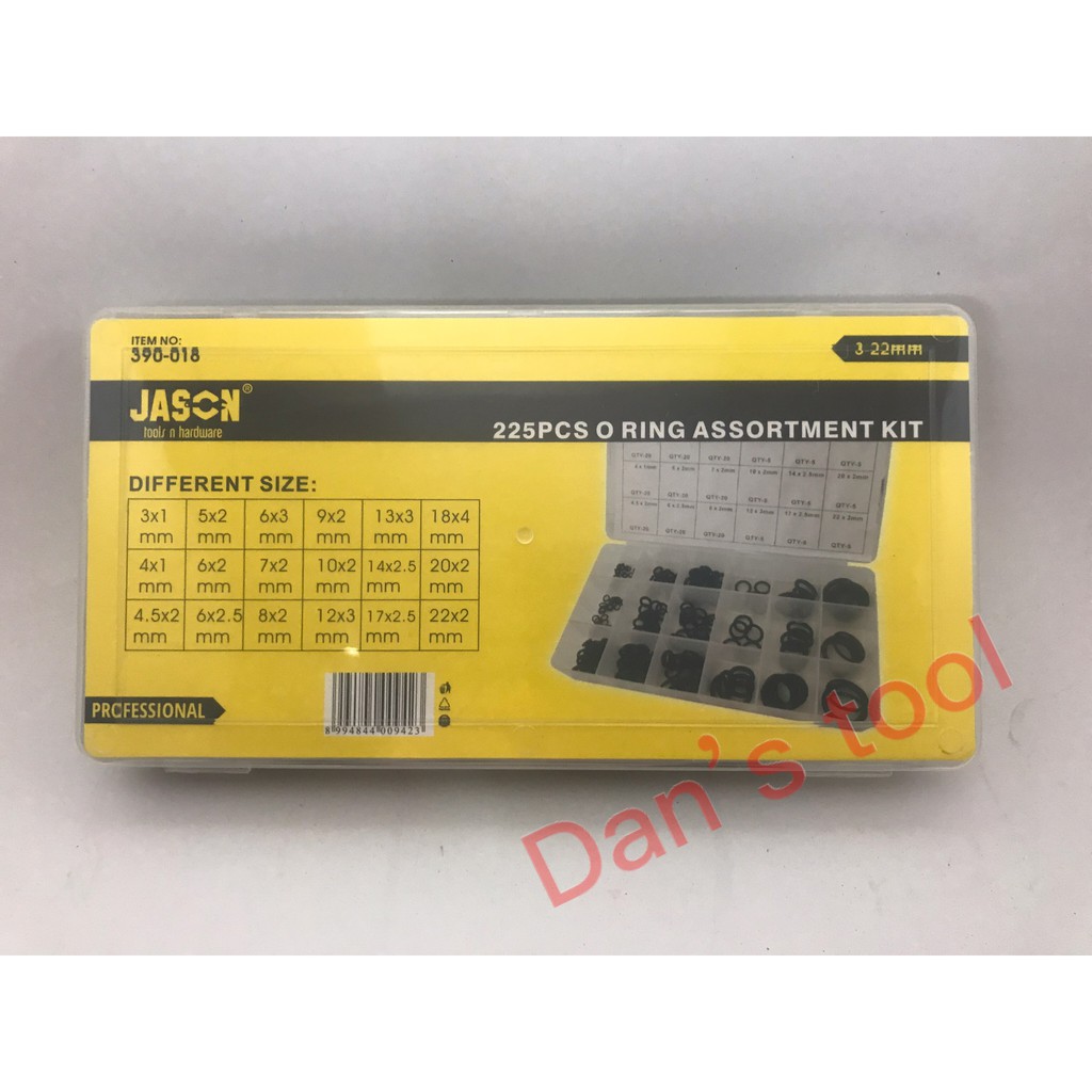 Oring Set / O-Ring Seal Set 225pc