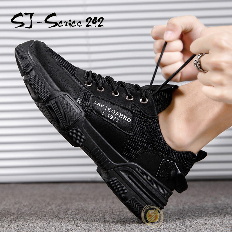 [MON.A] Sepatu Sneakers Pria Casual Hangout Trendy Import Premium - 242