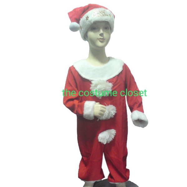 santa kid costume