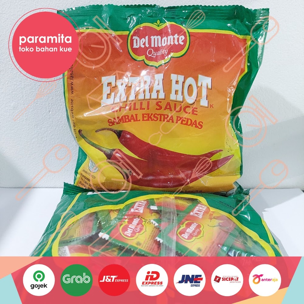 

Del Monte Sambel Extra Pedas isi 24 Sachet x 8 gr