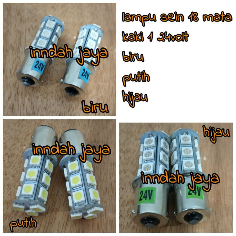 Lampu Sein18 Led 24 Volt Lampu Sein Truck/Bus