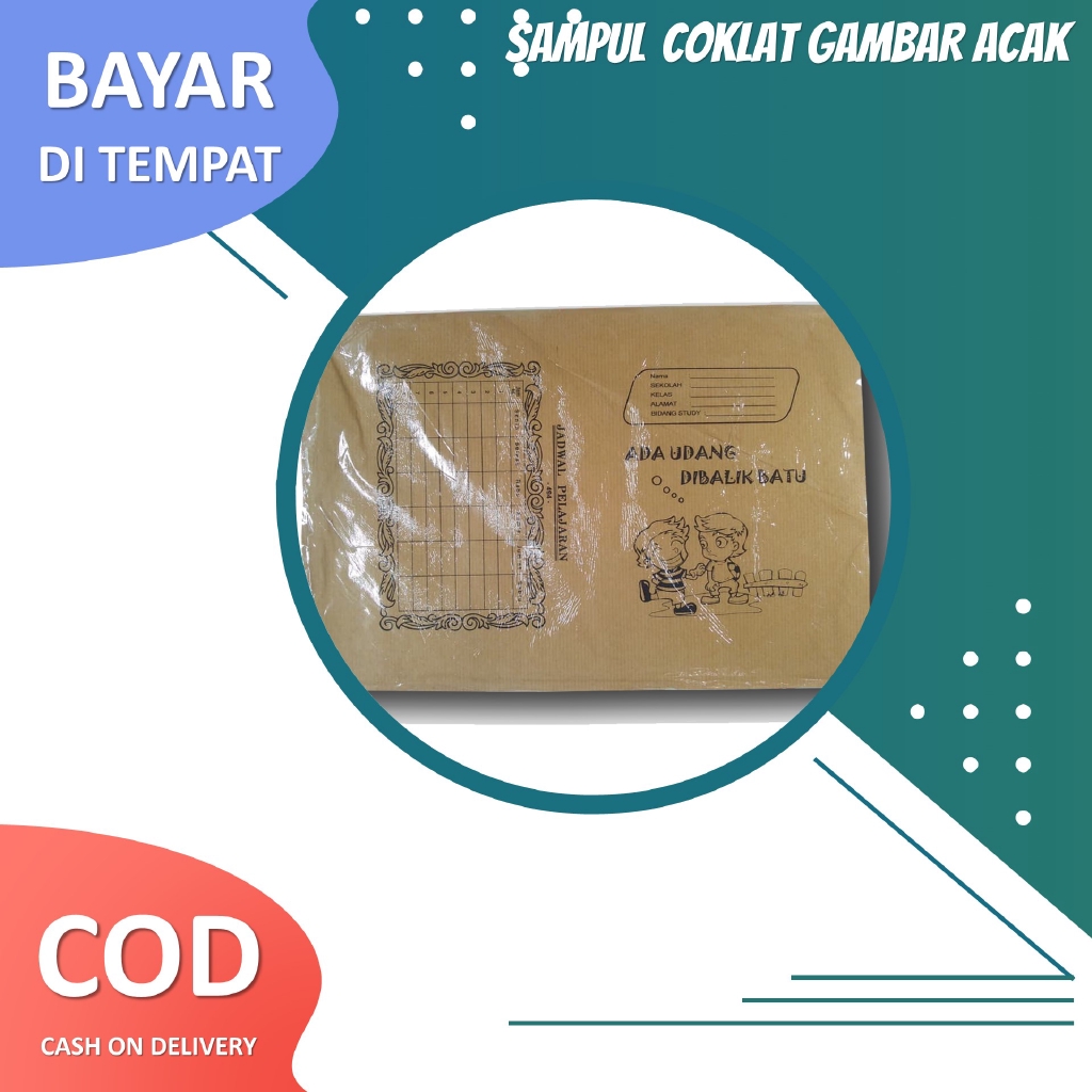 

Sampul Buku Coklat 10 pcs