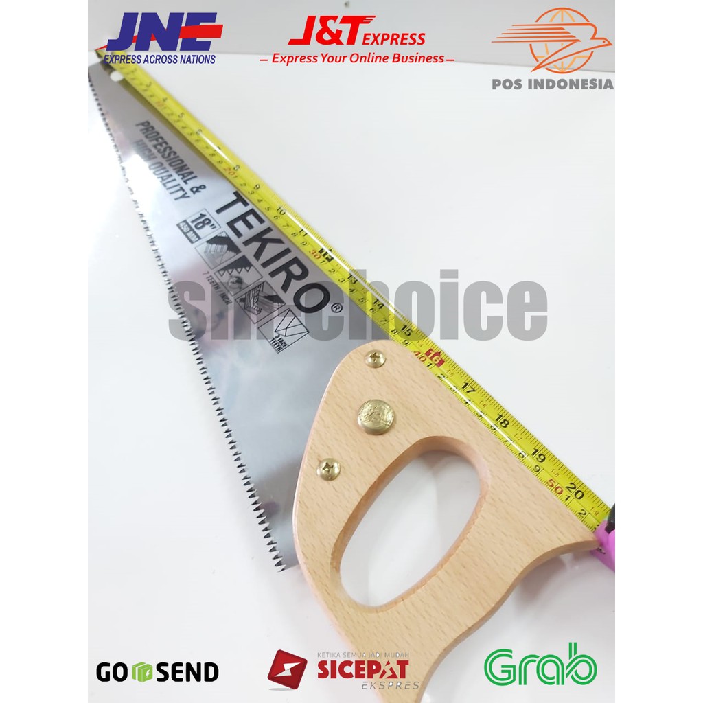 GERGAJI KAYU TEKIRO 18" 3MATA -  GERGAJI TEKIRO 18" - GERGAJI TEKIRO 18 INCH